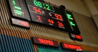 LED electronics basketball scoreboard